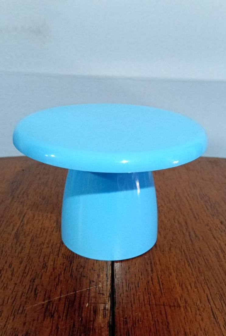 Boleira/Doce Cone Pl P Az Cl 17,5X11Cm - Beck Decorações