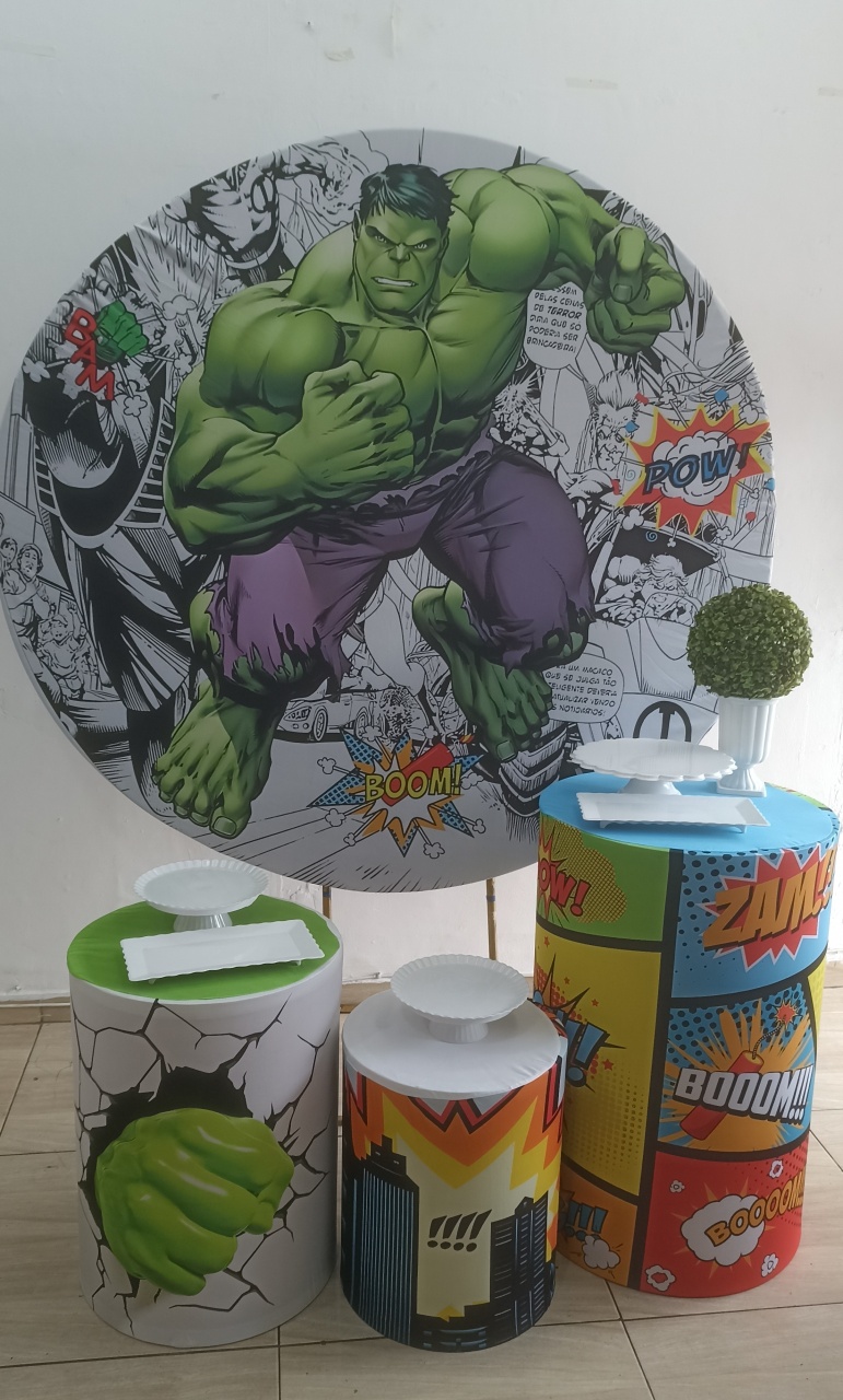 Kit Bronze Hulk 2 - Pegue monte Universo 