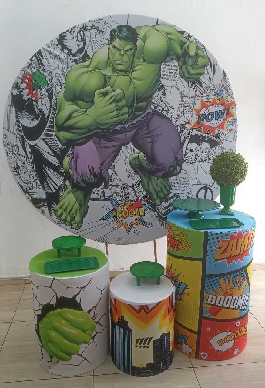 Kit Bronze Hulk - Pegue monte Universo 