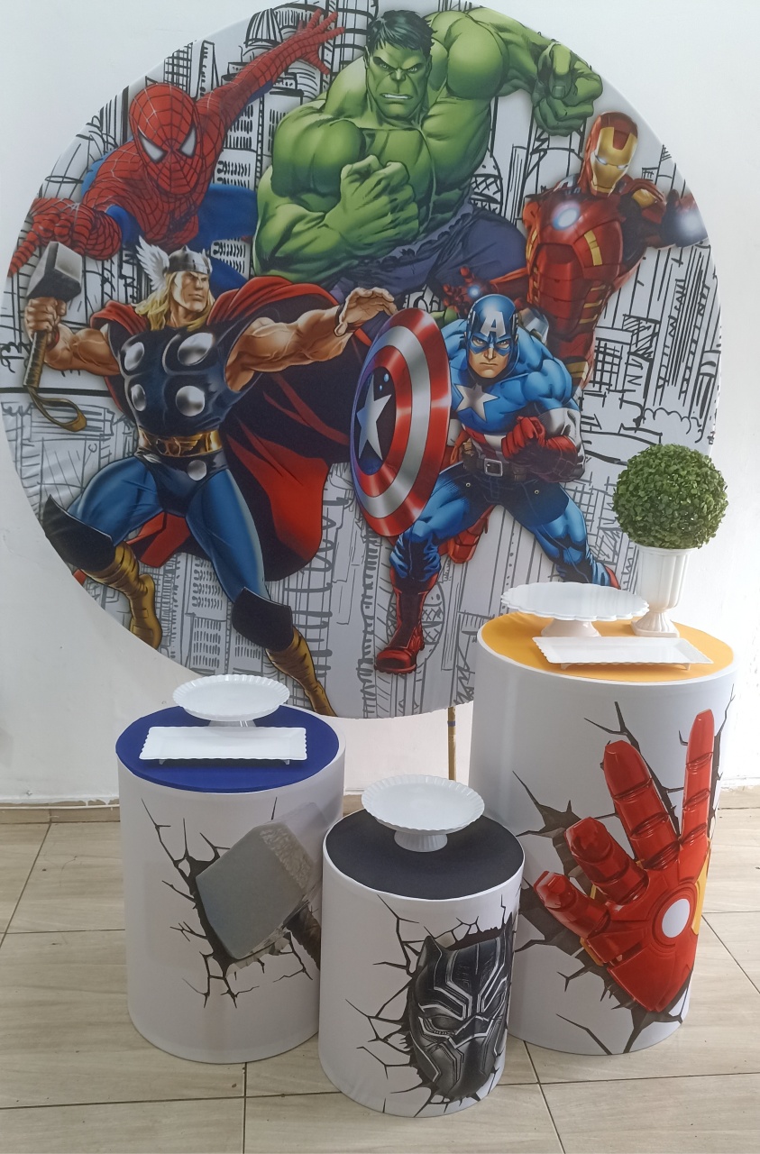 Kit Bronze Vingadores 2 - Pegue monte Universo 