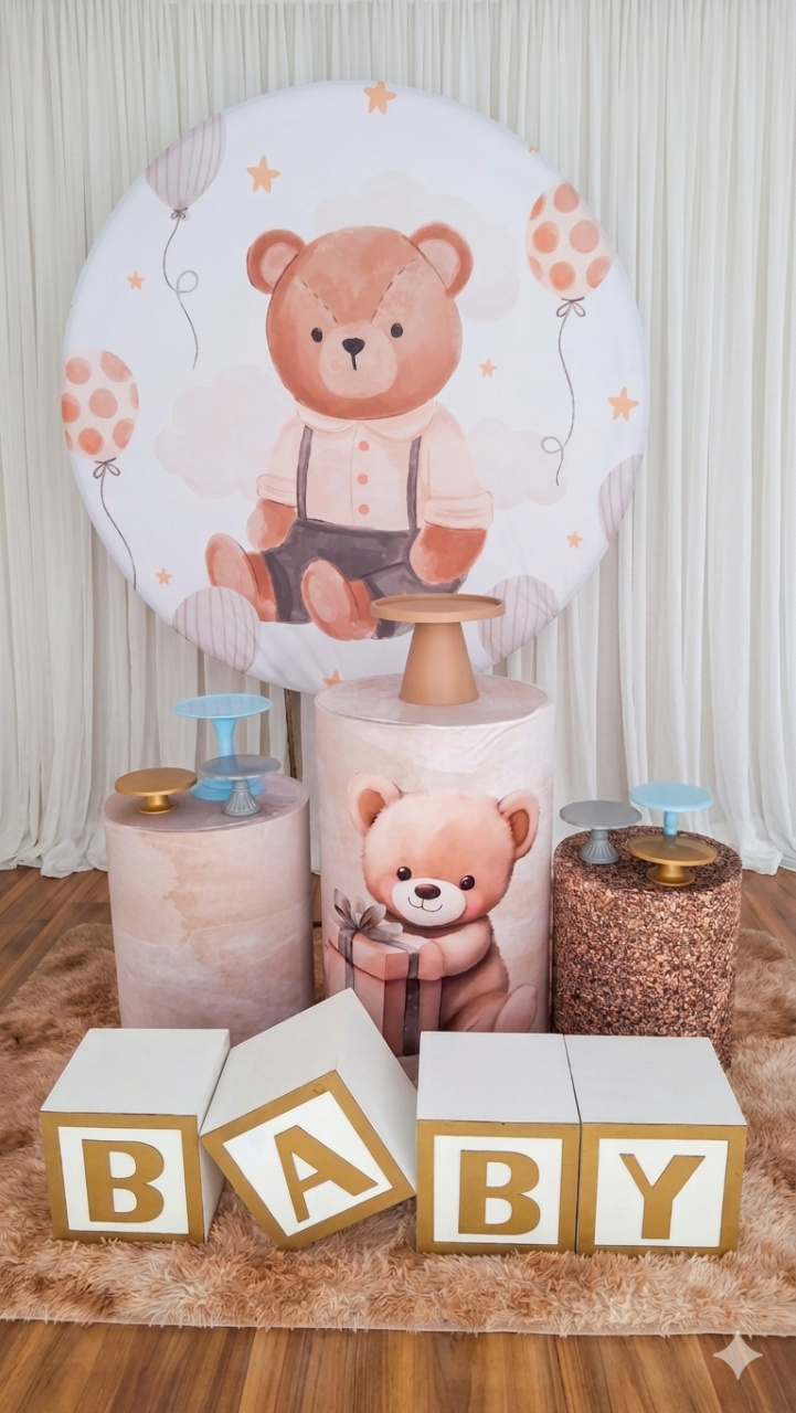Kit Chá de Bebe Ursinho - @nossoquintalfesta 