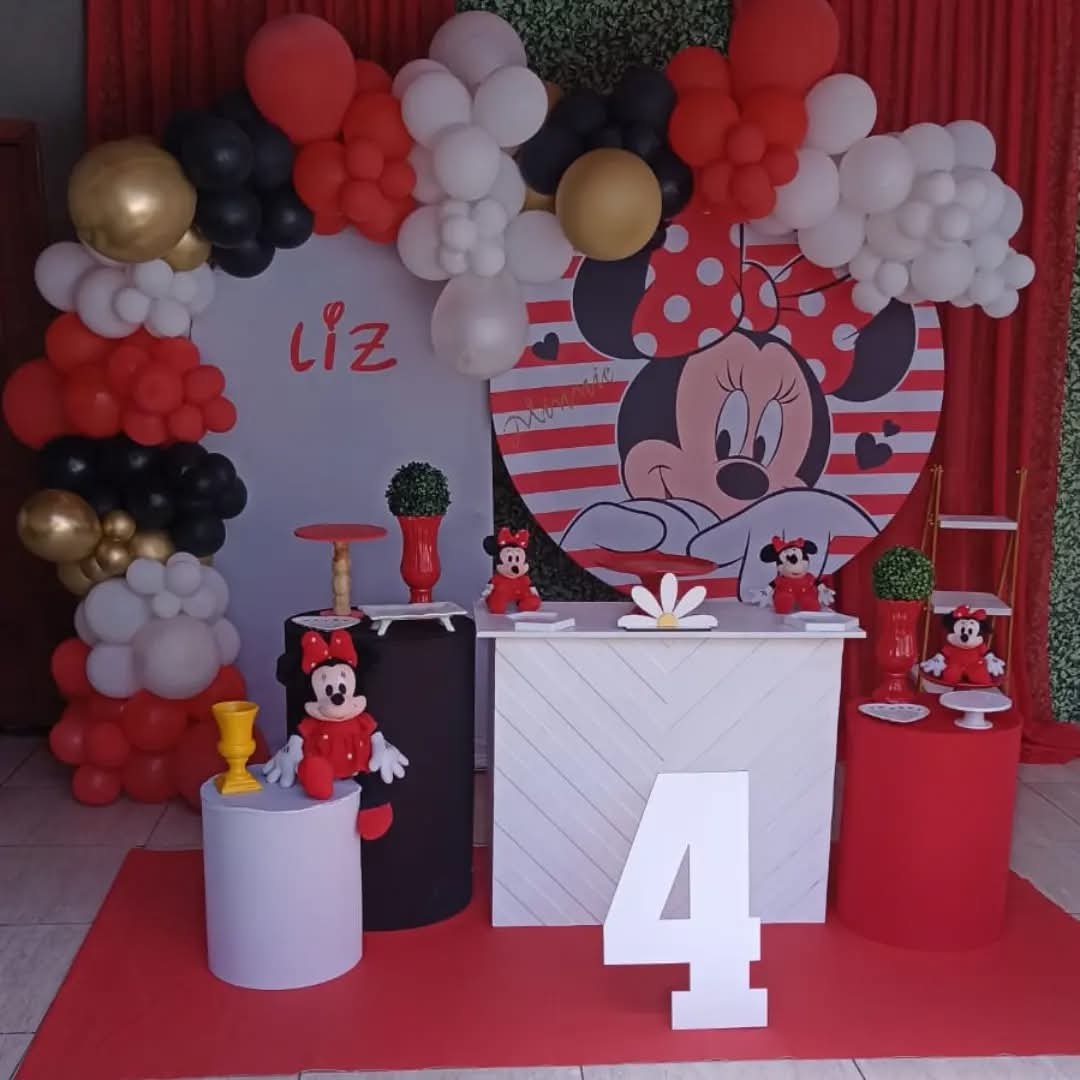 Minnie Vermelha - @nossoquintalfesta 