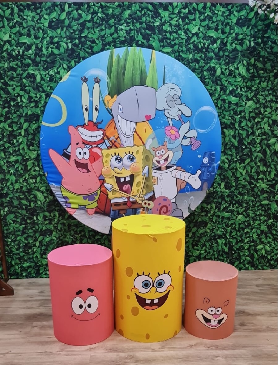 Kit Bob Esponja  - Fest Locação e Venda 