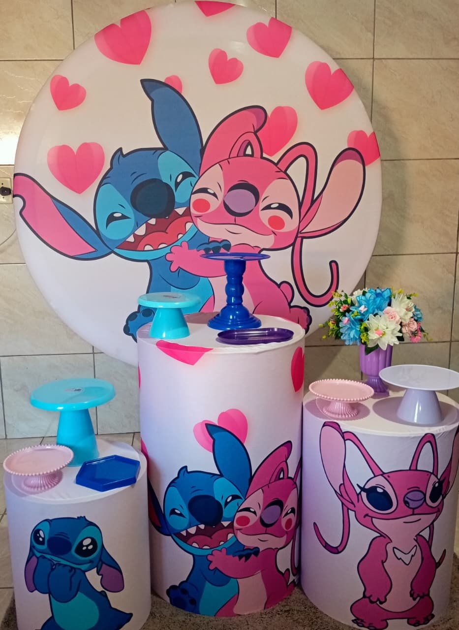 Lilo E Stitch Rosa - Eliana Pegue e Monte