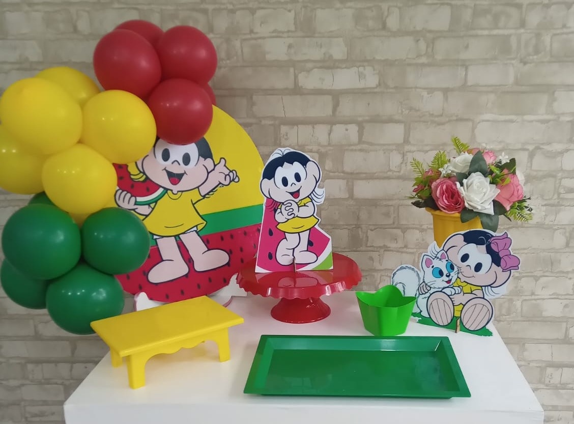 Alugar Tema Para Decoração de Festa Na Mesa Magali (Modelo 1) - Majas Pegue e Monte
