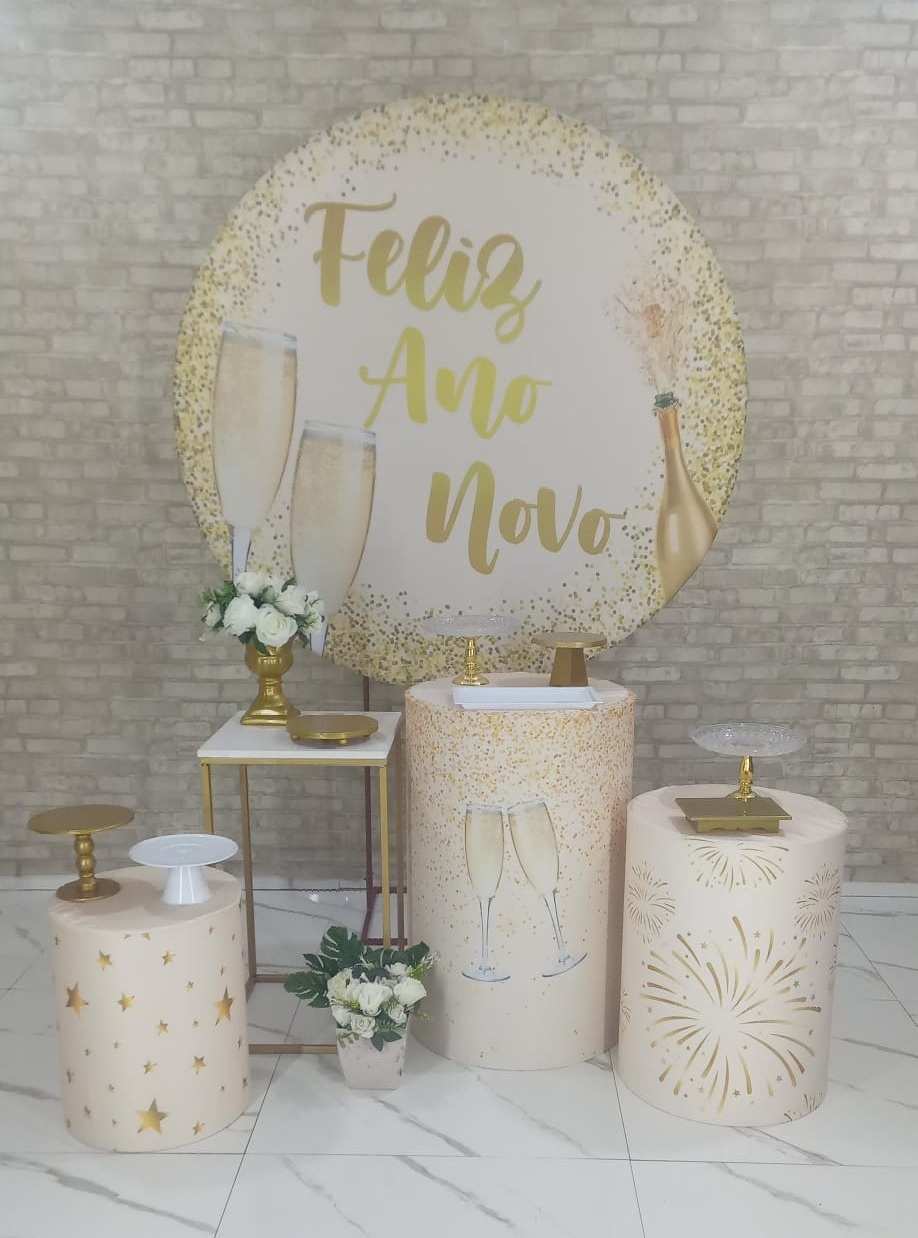 Alugue Tema Para Decoração de Festa Ano Novo (Modelo 2) - Majas Pegue e Monte
