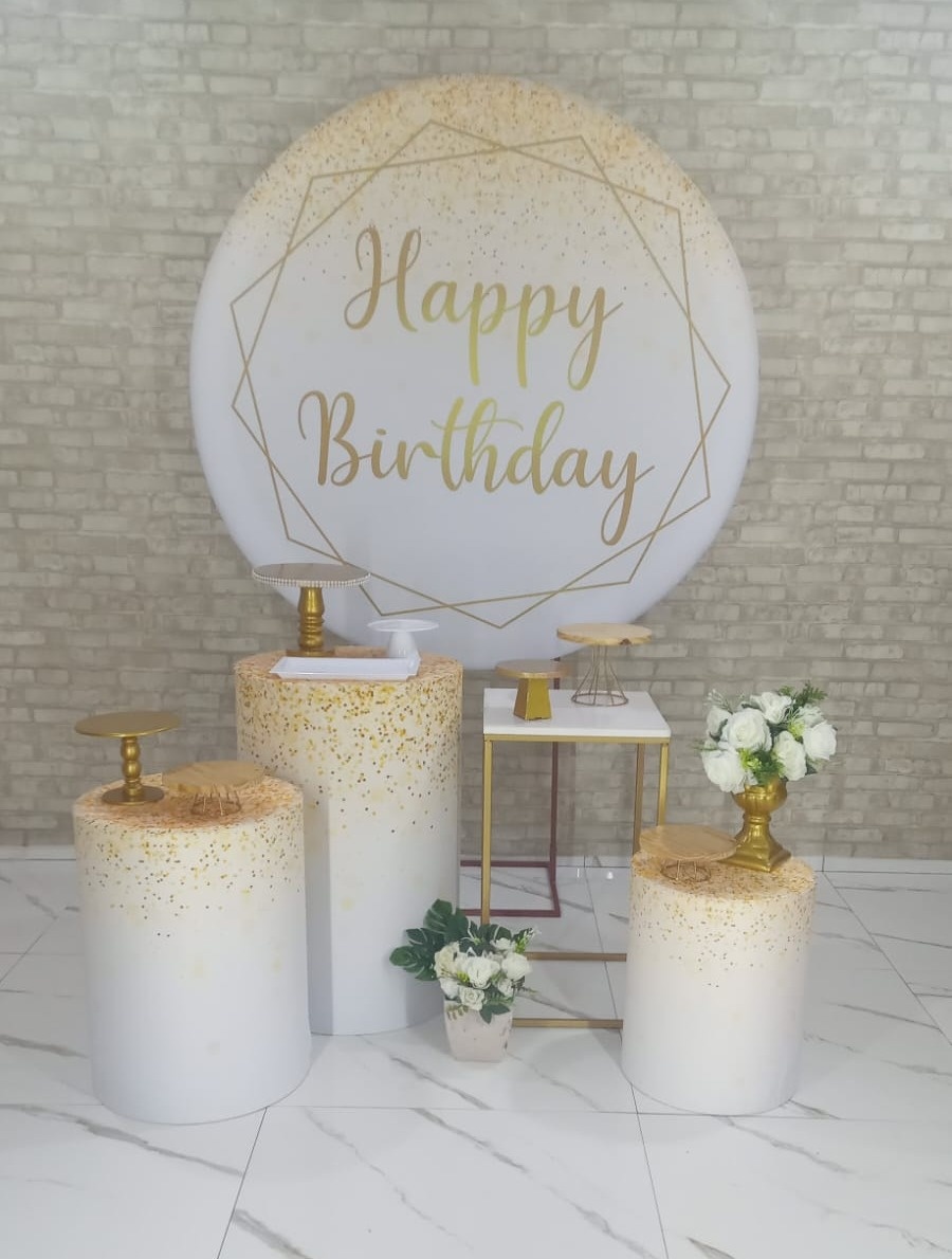 Alugue Tema Para Decoração de Festa Happy Birthday (Modelo 2) - Majas Pegue e Monte