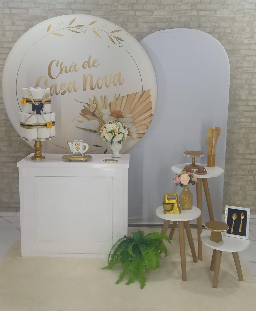 Alugar Tema Para Decoração de Festa Chá de Casa Nova (Modelo 5) - Majas Pegue e Monte