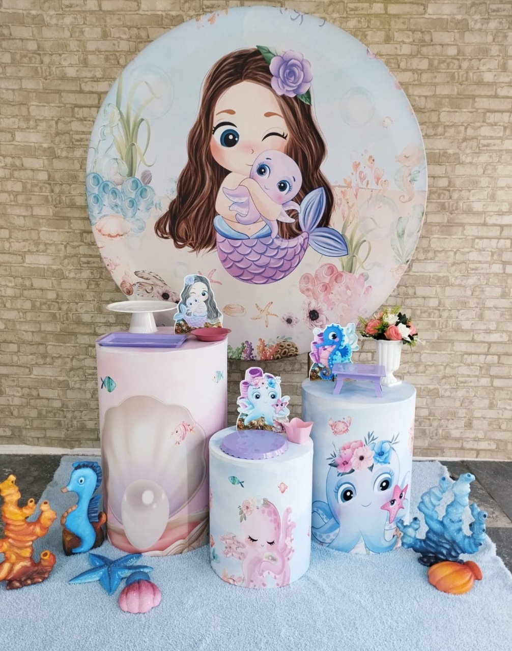 Alugar Tema Para Decoração de Festa Seria Baby (Modelo 1) - Majas Pegue e Monte