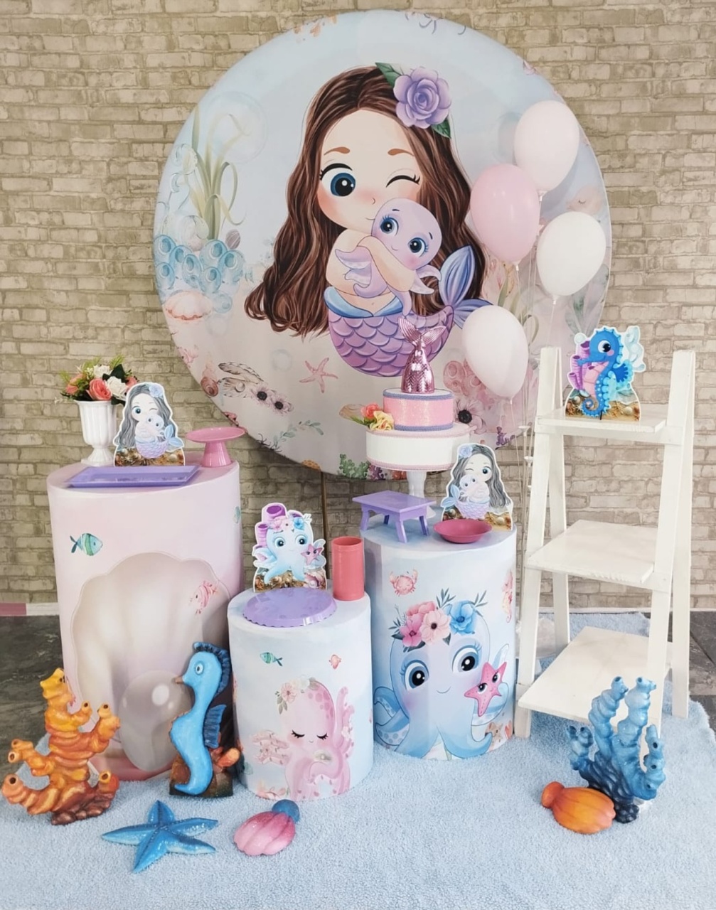 Alugar Tema Para Decoração de Festa Seria Baby (Modelo 2) - Majas Pegue e Monte
