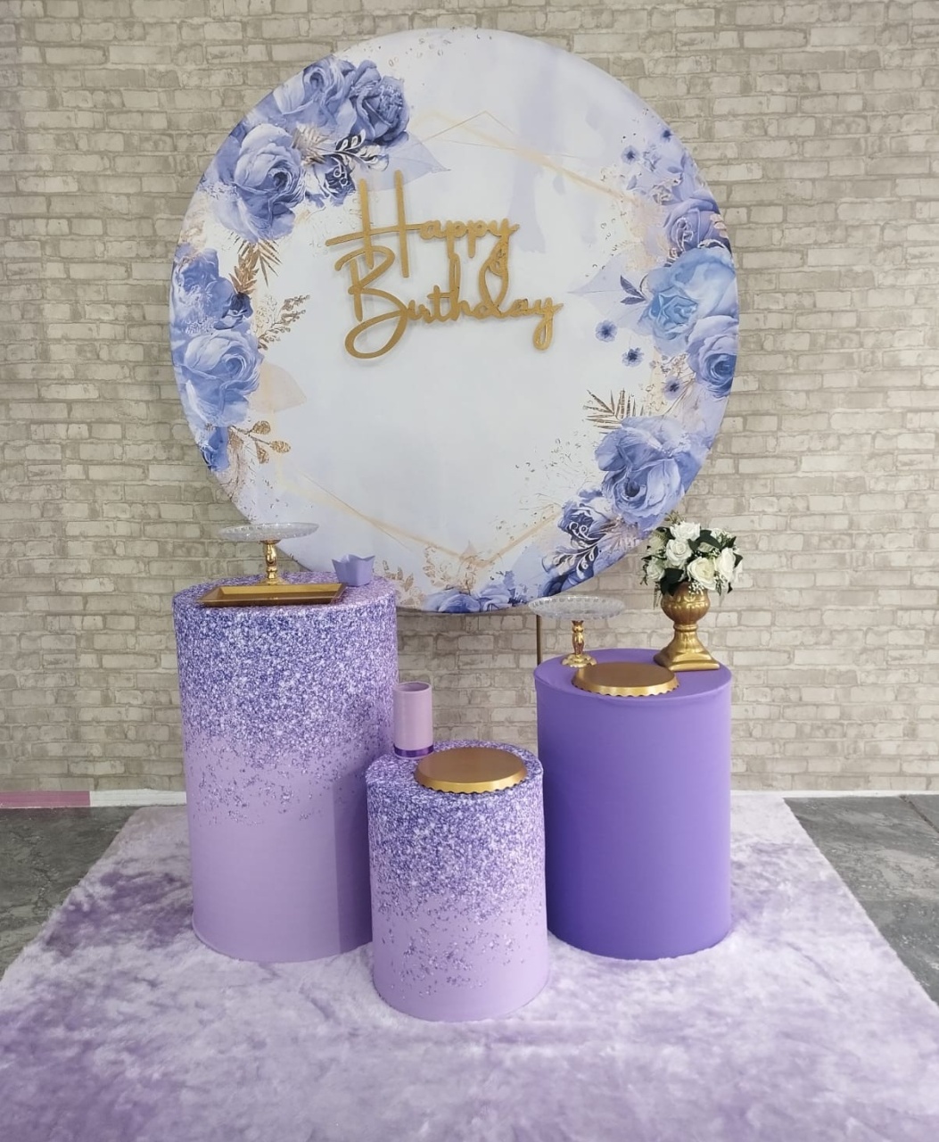 Alugar Tema Para Decoração de Festa Happy Birthday (Modelo 3) - Majas Pegue e Monte
