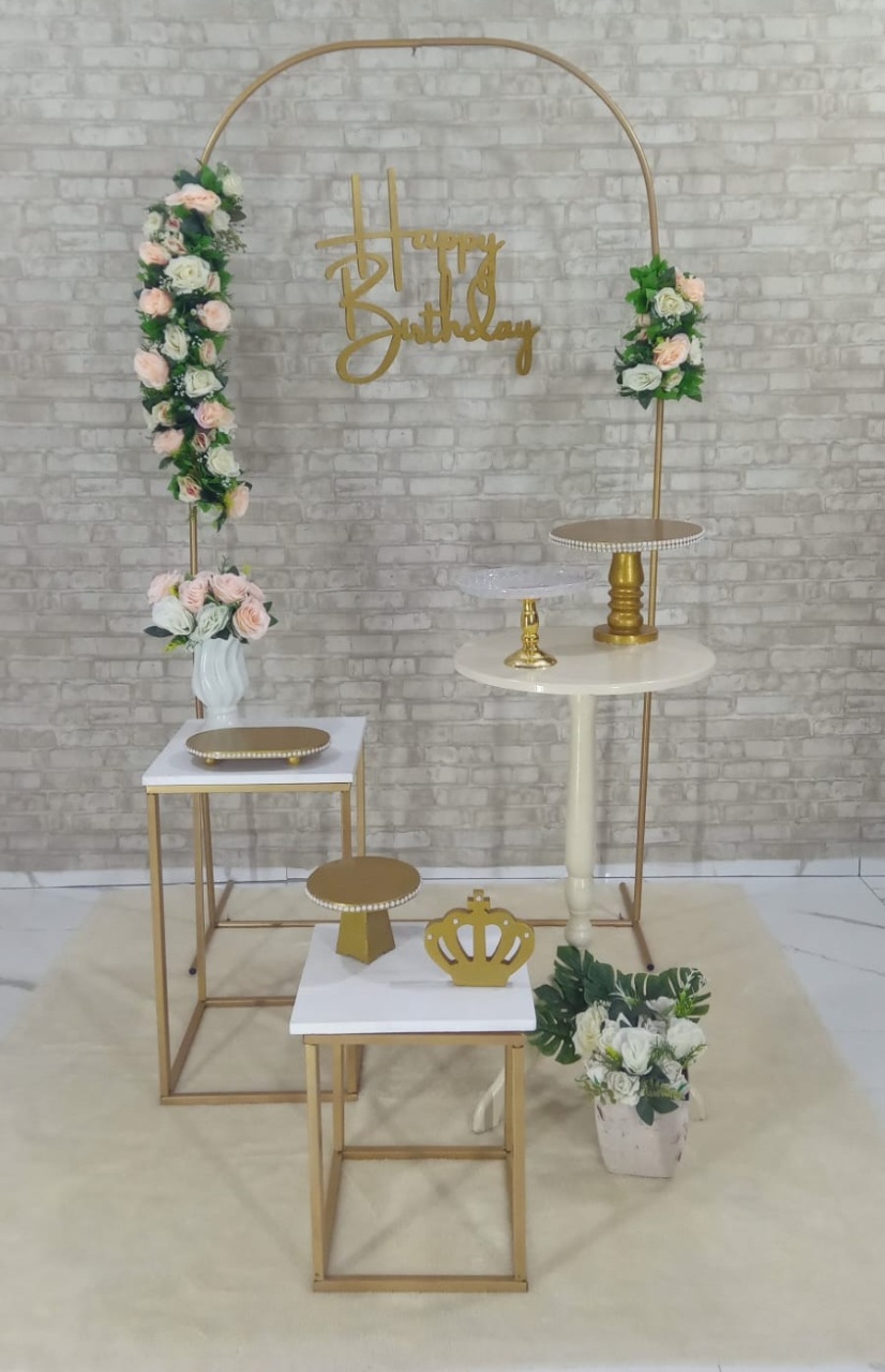 Alugar Tema Para Decoração de Festa Happy Birthday (Modelo 7) - Majas Pegue e Monte
