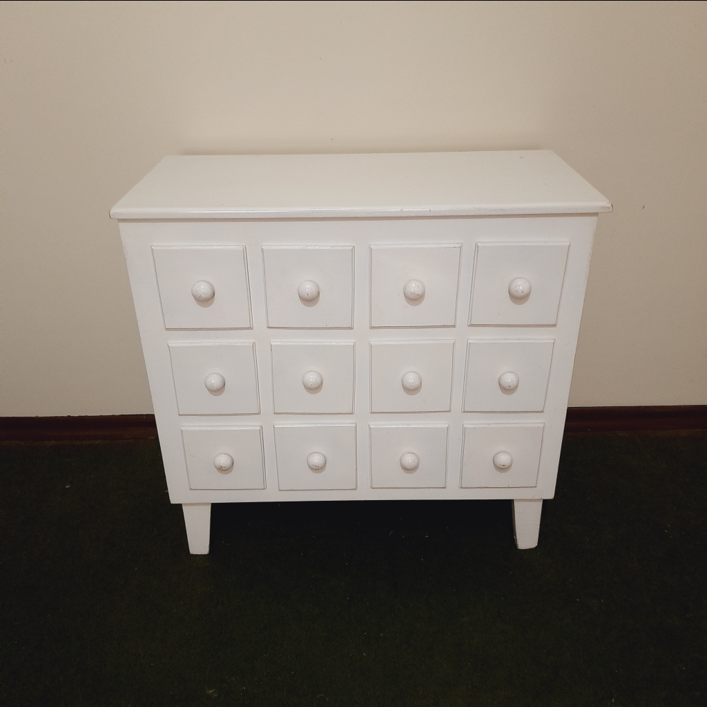 Comoda Branca de Gavetinhas - Maluhe decorações 