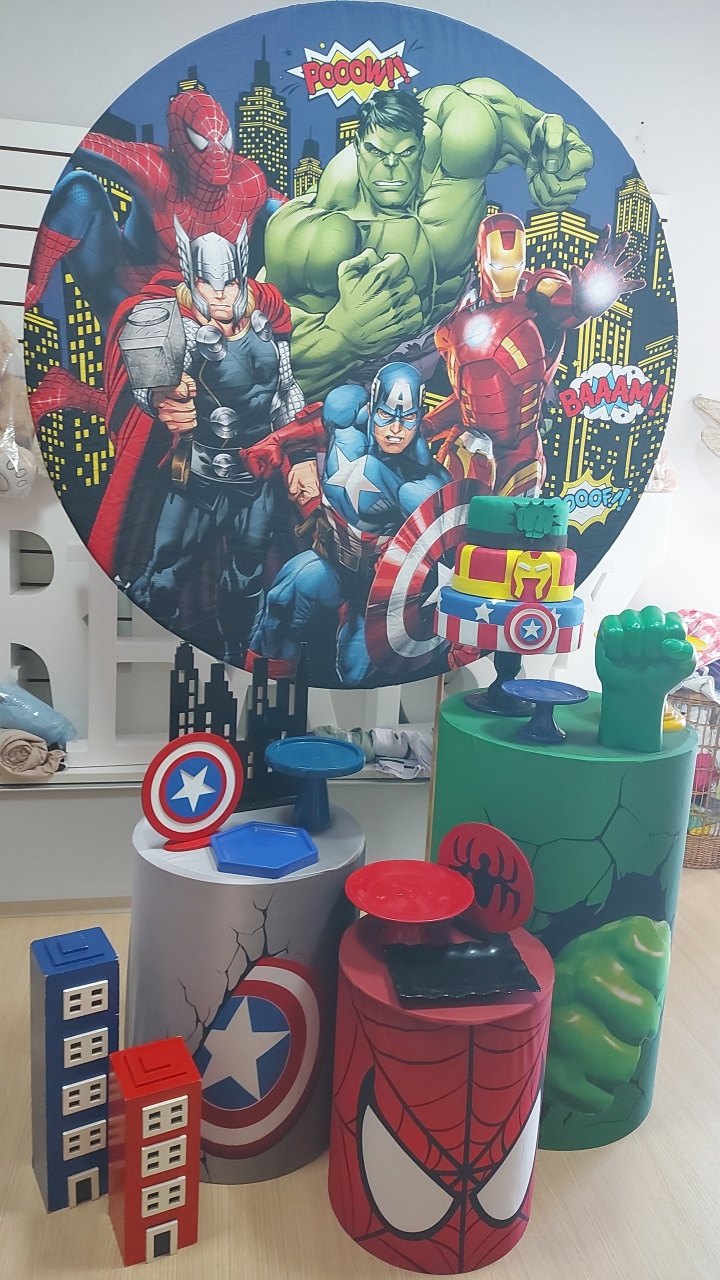 Kit Vingadores  - Maluhe decorações 
