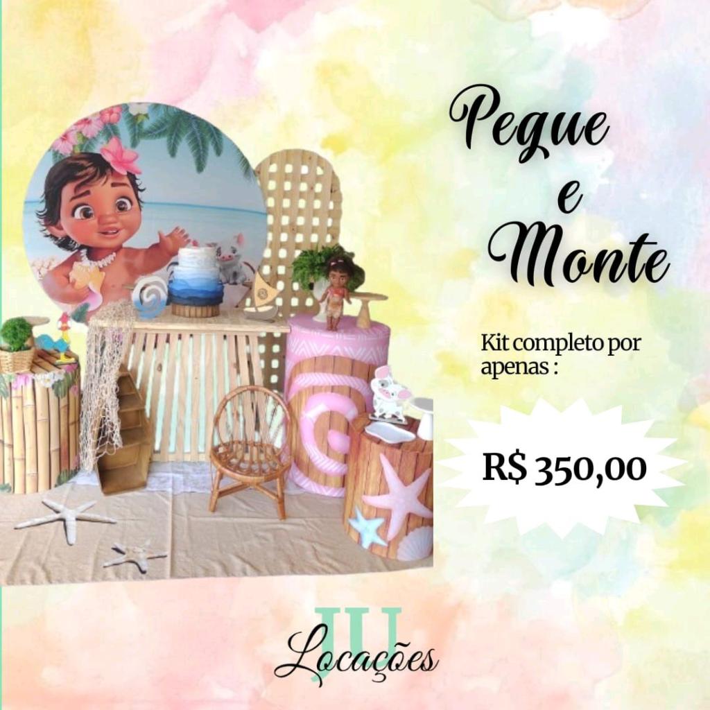 Kit Pegue Monte Moana - Maluhe decorações 