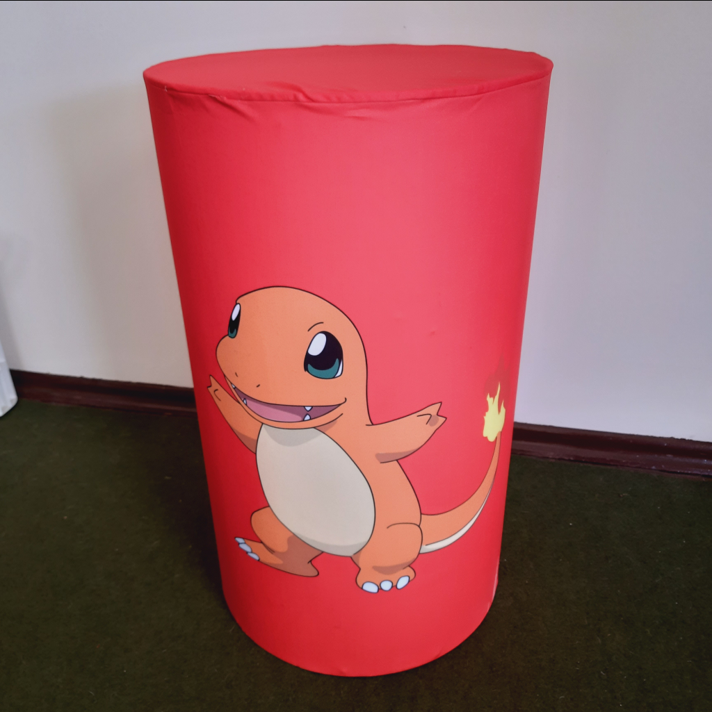Capa de Cilindro Tam. M2 Pokemon Charmander - Maluhe decorações 