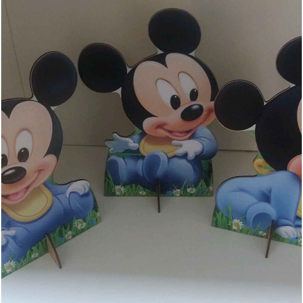 3 Displays Mickey Baby - Maluhe decorações 