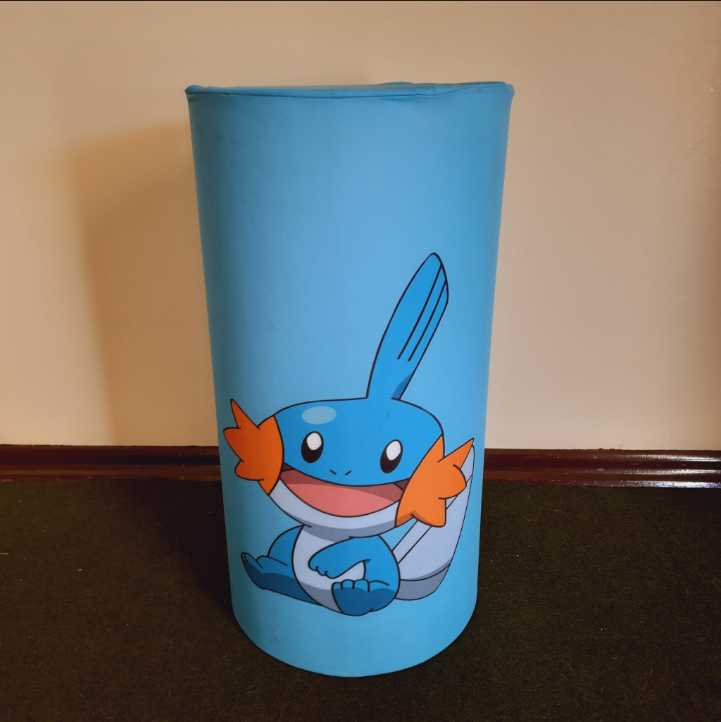 Capa de Cilindro Tam. P2 Pokemon Mudkip - Maluhe decorações 
