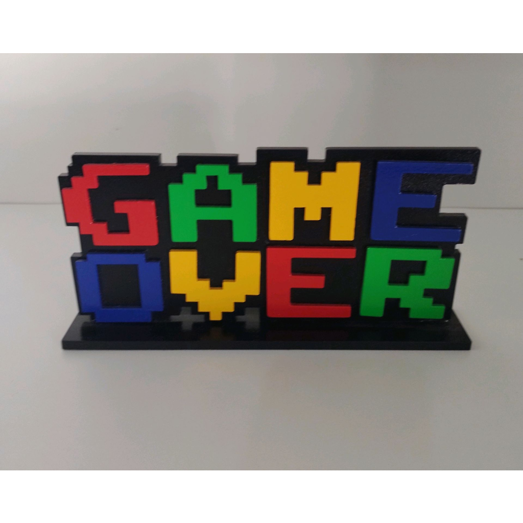 Display Game Over - Maluhe decorações 