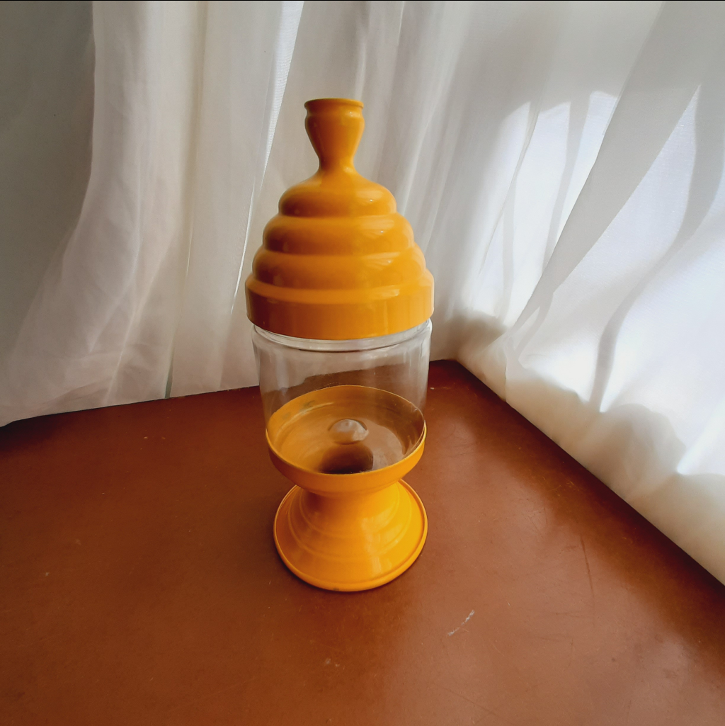 Baleiro Tam. P Amarelo - Maluhe decorações 