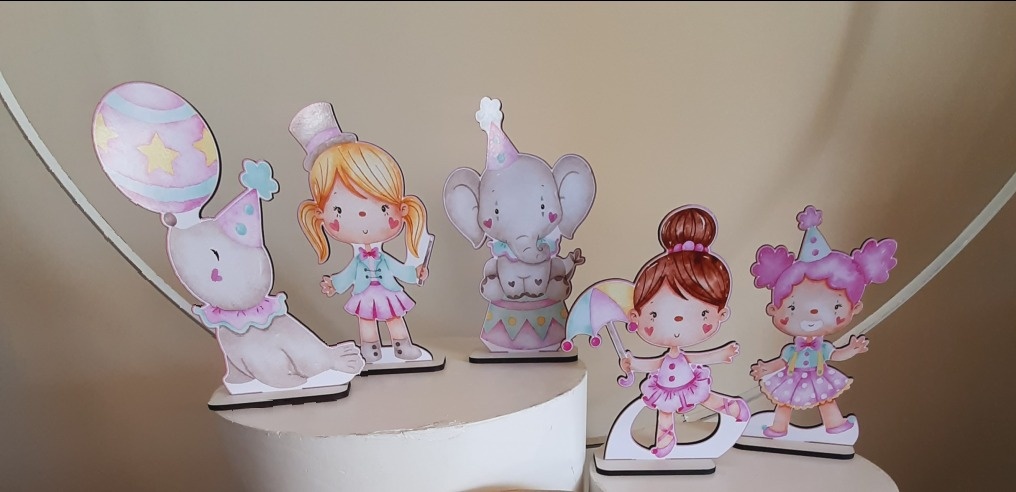Kit Circo Rosa - Maluhe decorações 