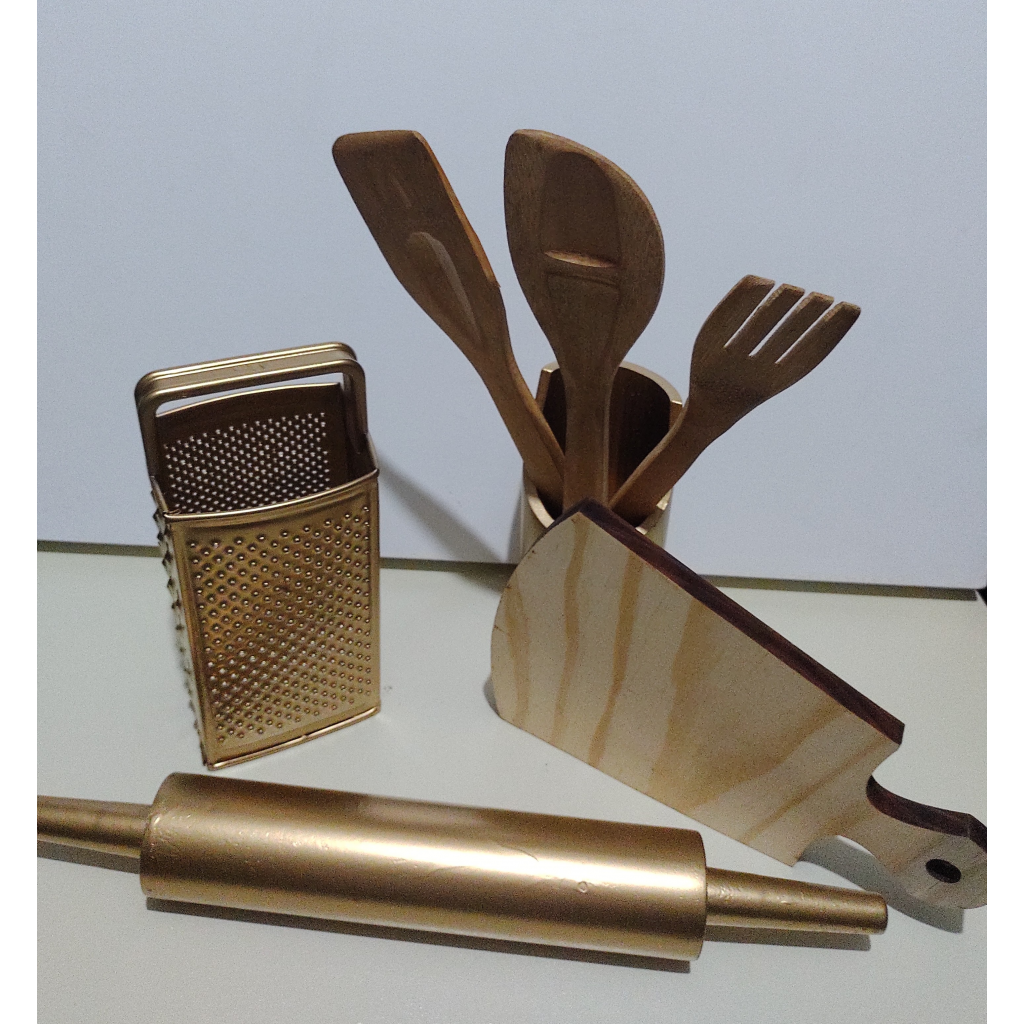 Kit Chá de Cozinha 4 Itens - Maluhe decorações 