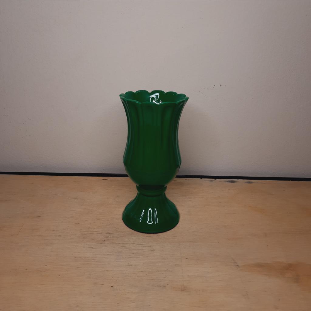 Vasinho Cerâmica Verde - Maluhe decorações 