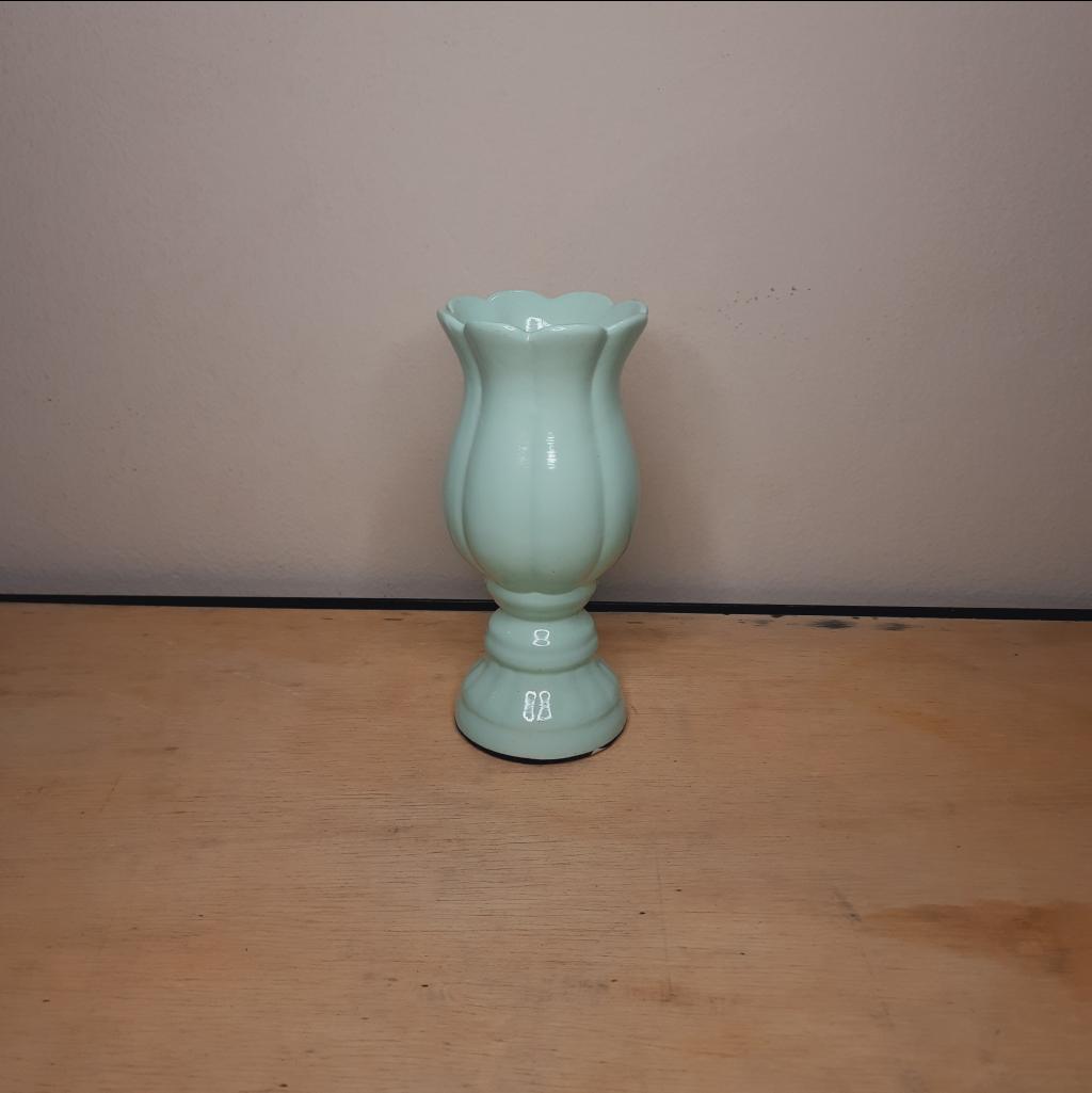 Vasinho Cerâmica Verde Candy - Maluhe decorações 