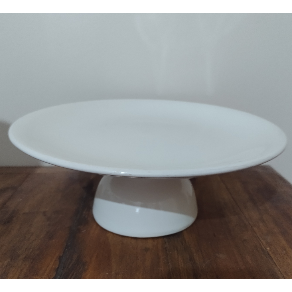 Boleira Cerâmica Tam. M 7Cm. Branca - Maluhe decorações 