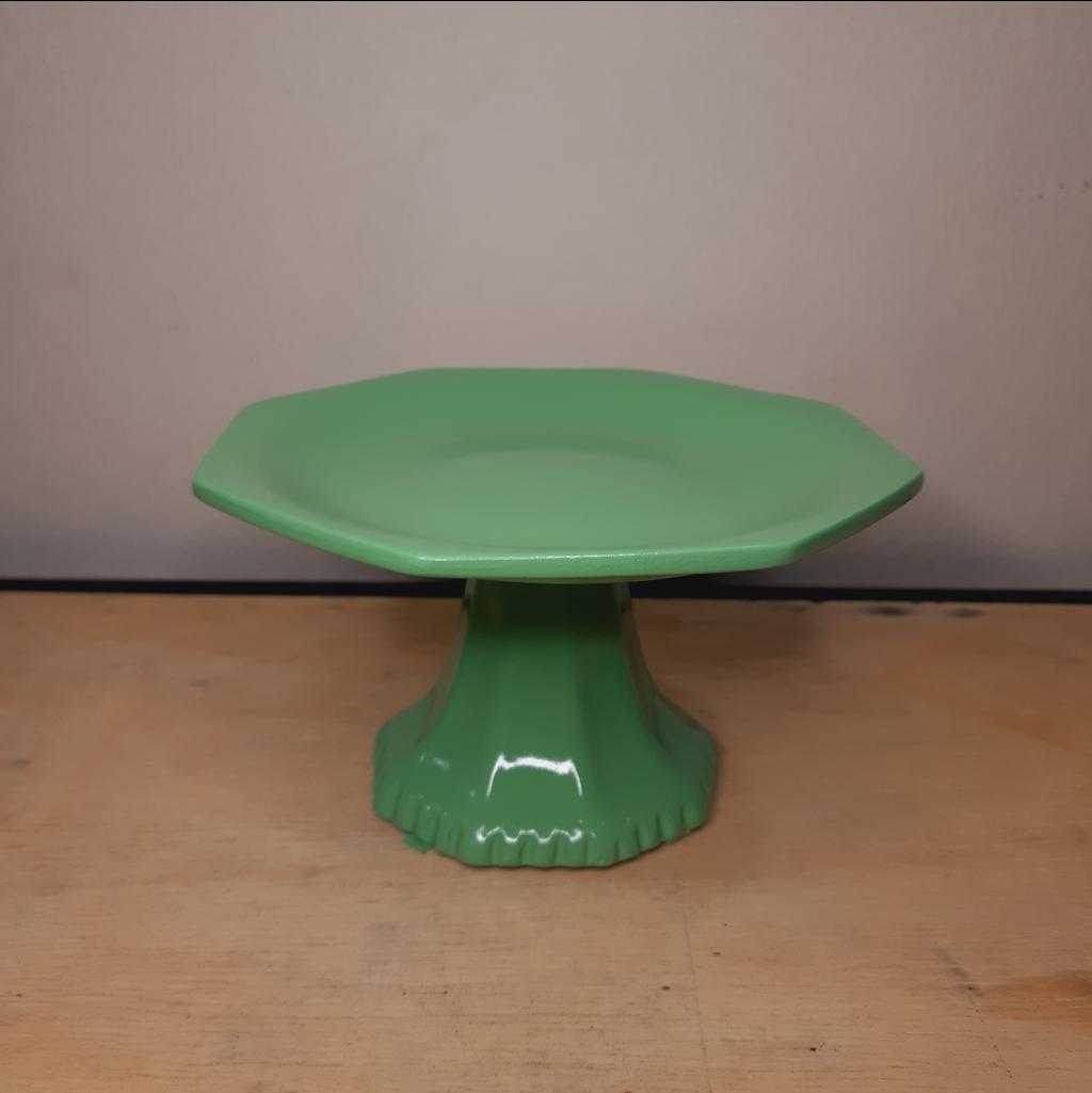 Boleira Cerâmica Tam. P Verde Abacate - Maluhe decorações 