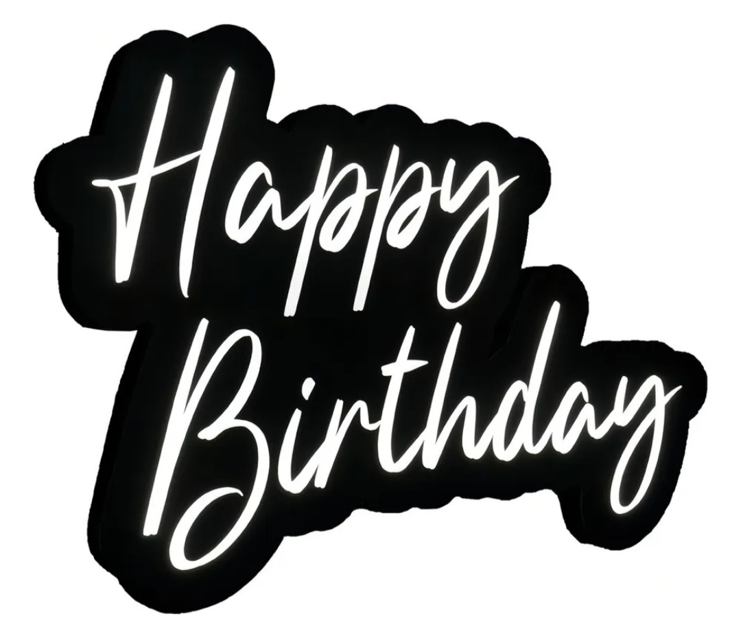 Happy Birthday Led  - Maluhe decorações 