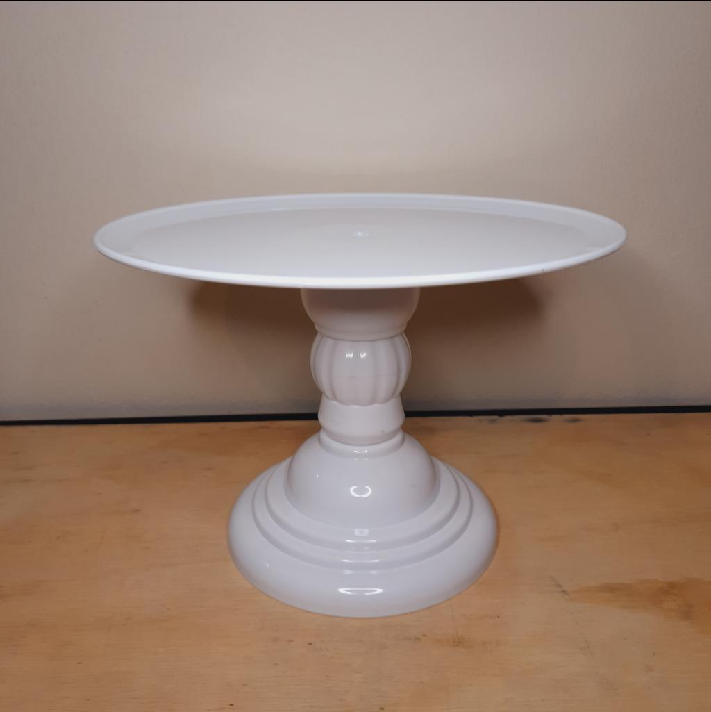 Boleira Plástico Tam. M Branco - Maluhe decorações 