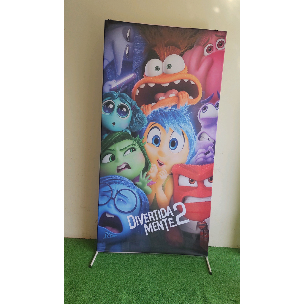 Painel Retangular 1X2 Divertidamente - Maluhe decorações 