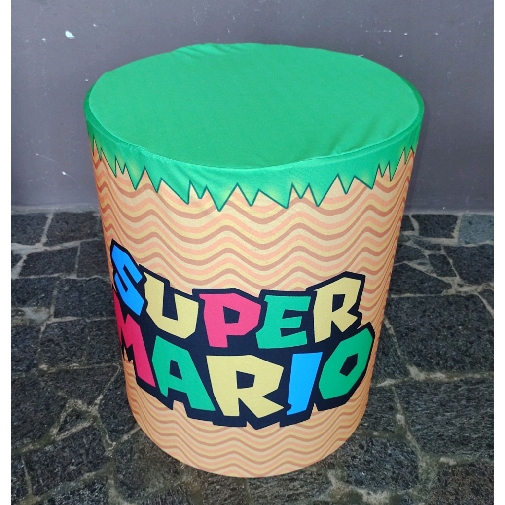 Capa Cilindro Super Mario P - Maluhe decorações 