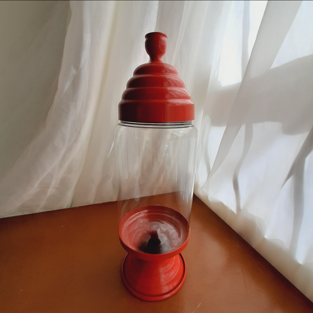 Baleiro Tam. G Vermelho - Maluhe decorações 