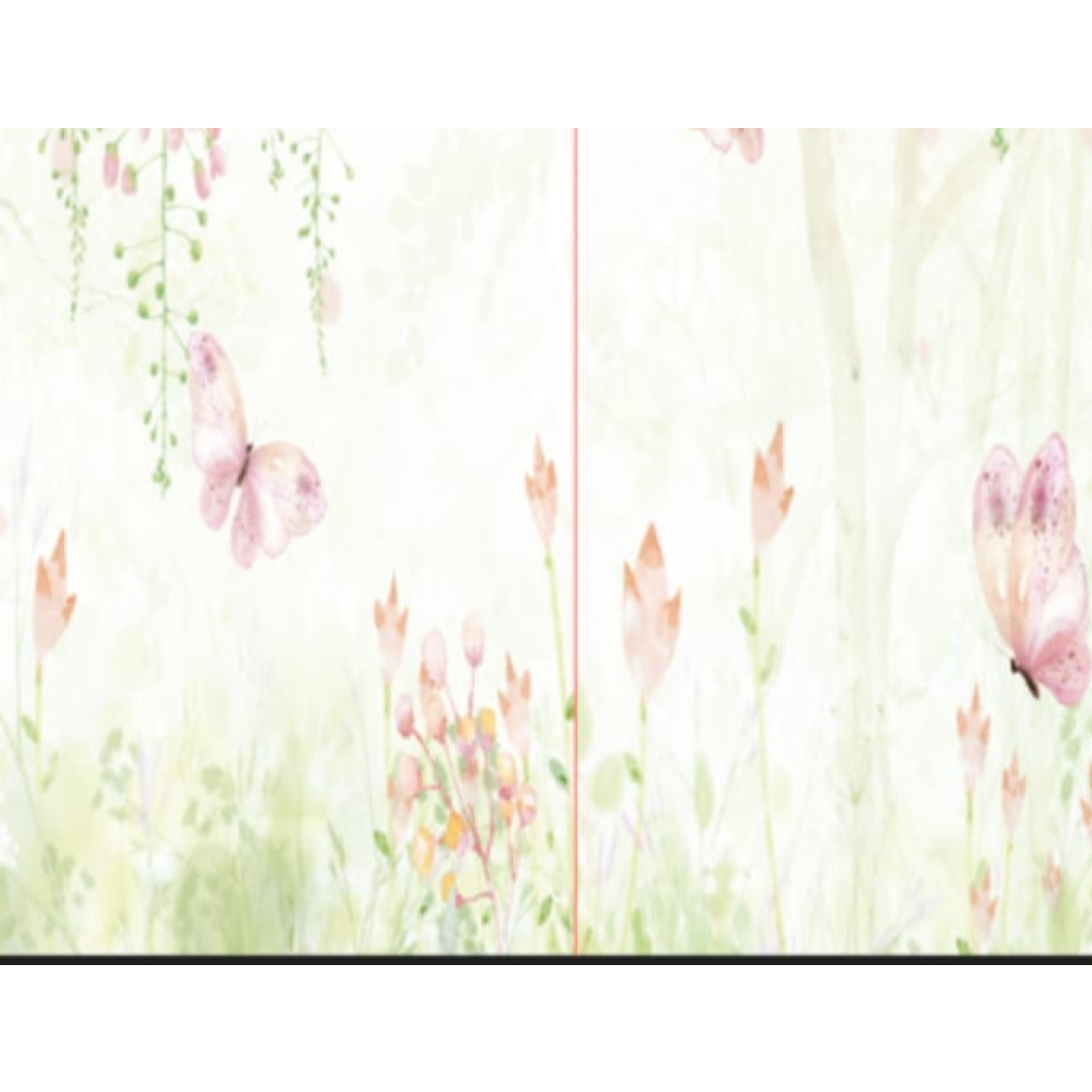 Painel Jardim/ Borboletas 1X2 - Maluhe decorações 