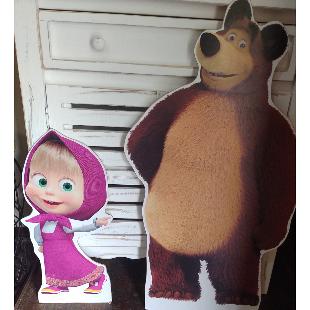 Kit Display Masha E O Urso - Maluhe decorações 