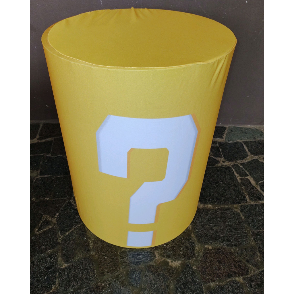Capa Cilindro Super Mario M - Maluhe decorações 