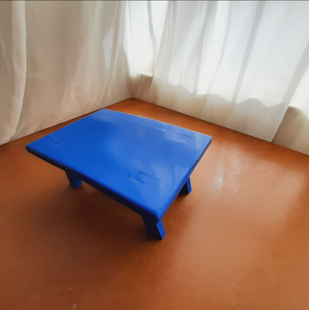 Bandeja Plástico Azul - Maluhe decorações 
