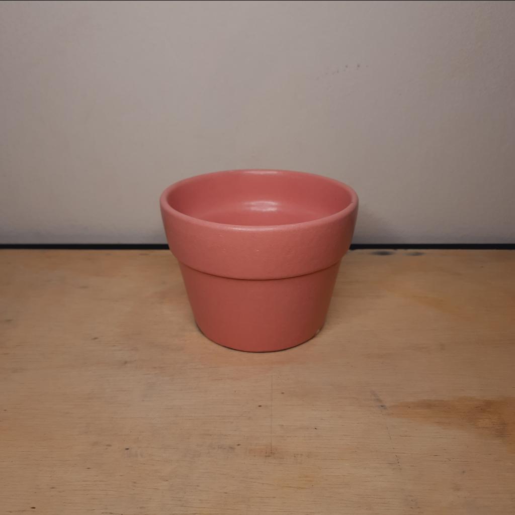 Cachepô Cerâmica Rosa - Maluhe decorações 