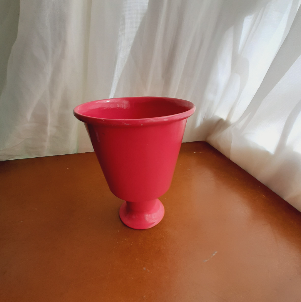 Vasinho Metal Tam. P Pink - Maluhe decorações 
