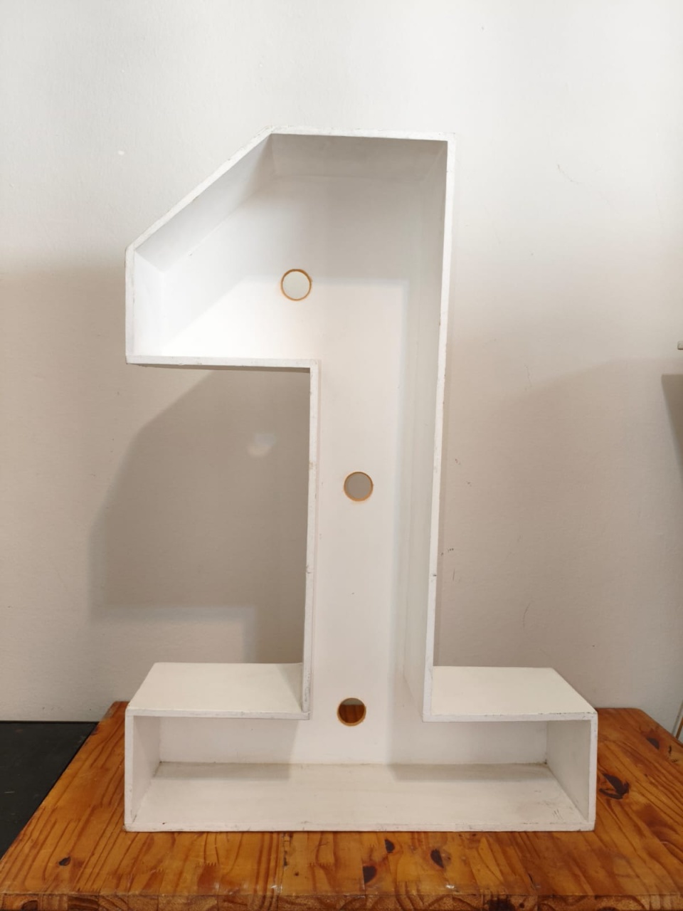 Número 1 Iluminado  - Maluhe decorações 