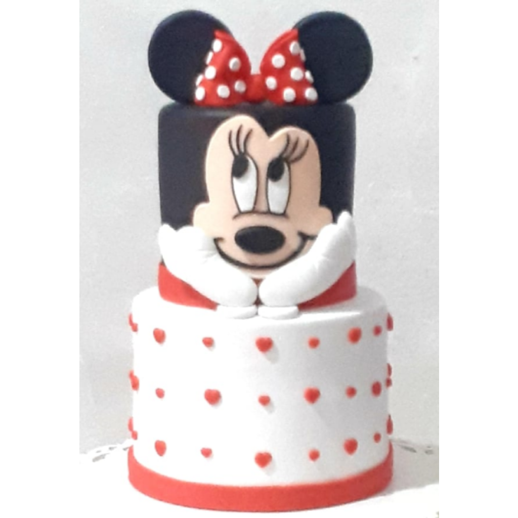 Bolo Biscuit Minnie - Maluhe decorações 