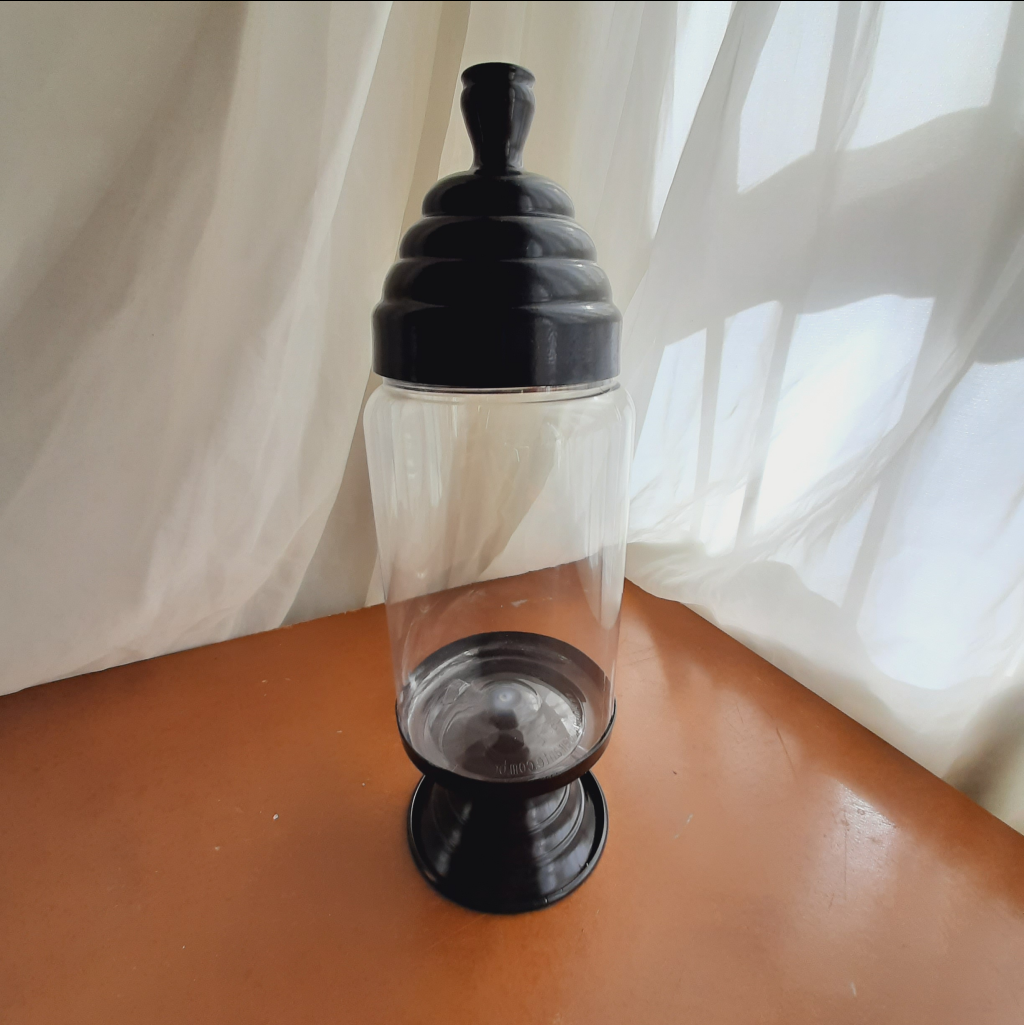 Baleiro Tam. G Preto - Maluhe decorações 