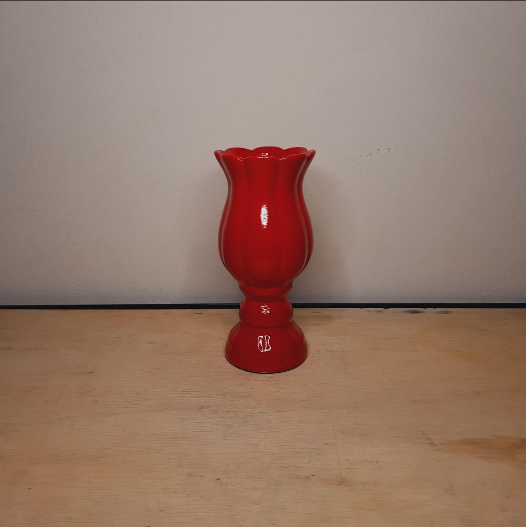 Vasinho Cerâmica Vermelho - Maluhe decorações 