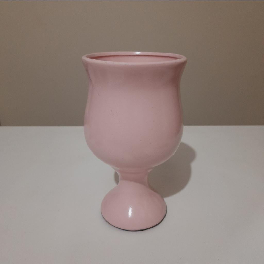 Vaso Cerâmica Pequeno Rosa Bebê - Maluhe decorações 