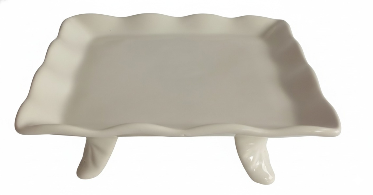 Bandeja Quadrada Nud - Maluhe decorações 