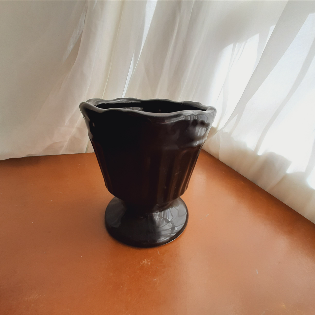 Vaso Cerâmica Preto - Maluhe decorações 