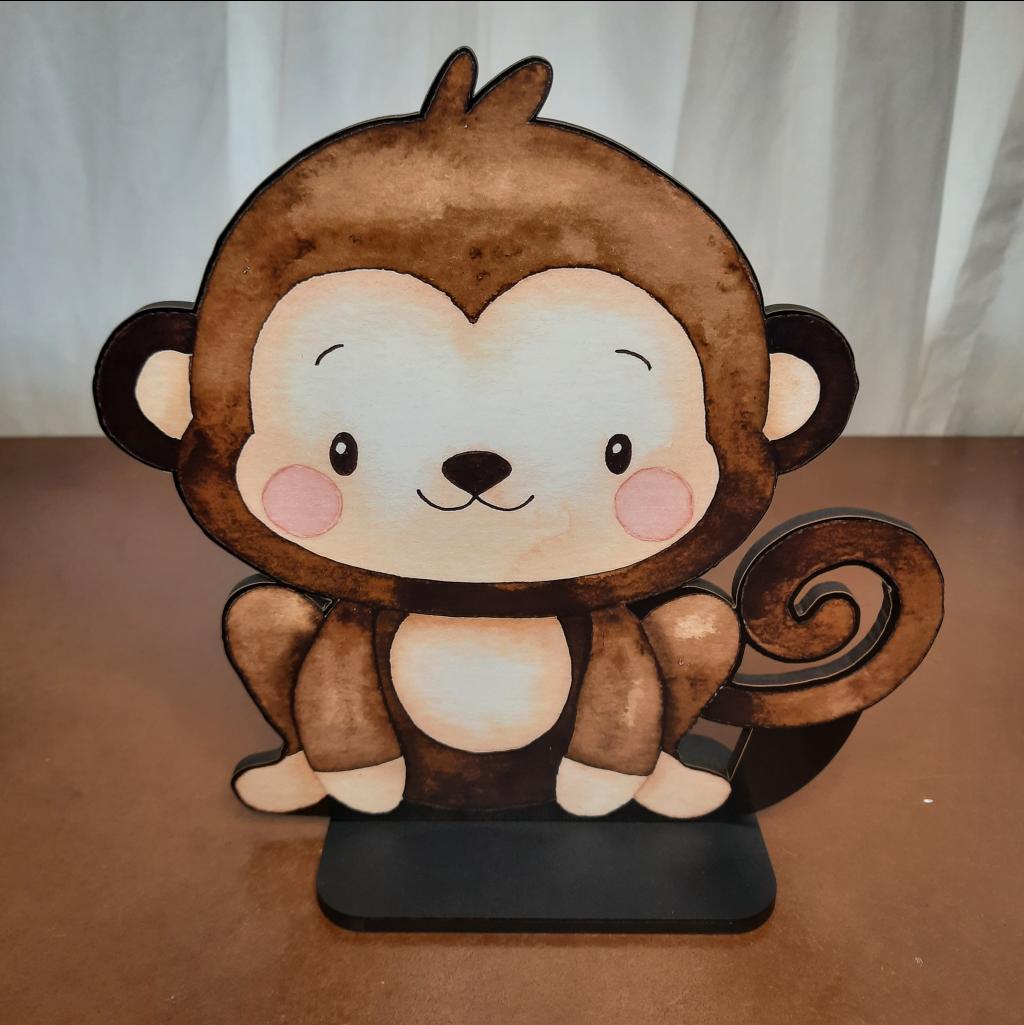 Display Macaco Mdf - Maluhe decorações 