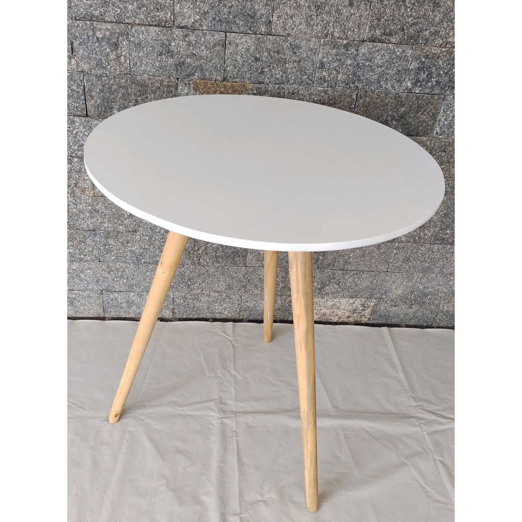 Mesa Pé Palito 80Cm (Tampo 60 Cm) - Maluhe decorações 
